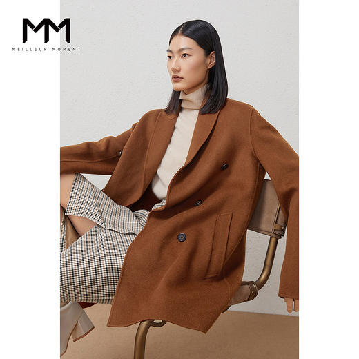 【商场同款】麦檬冬毛呢大衣5BA170651 商品图0