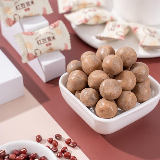 【用美味远离“湿”态！抖音爆款 红豆薏米软糖果】元气觉醒轻盈一整天，口感细腻醇正，清甜不腻软硬适中，颗颗圆润饱满，粒粒色泽均匀，网红结婚喜糖减追剧解馋脂期零食健康 商品图2