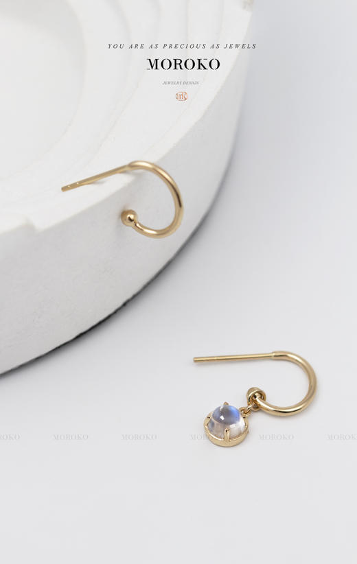 跳舞的宝石|耳钉 商品图1