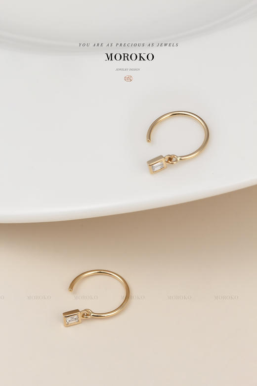 跳舞的钻石|耳钉 商品图1