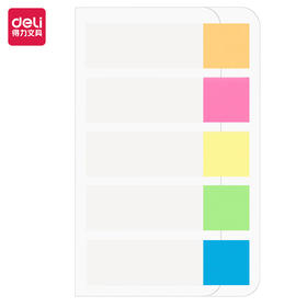 得力指示标签9062(混)12*44mm