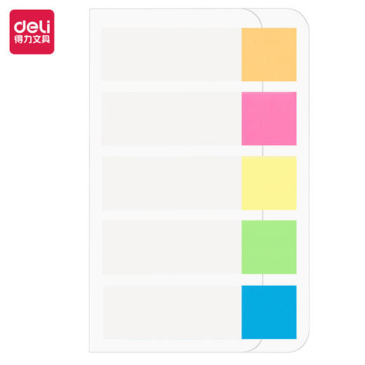 得力指示标签9062(混)12*44mm 商品图0