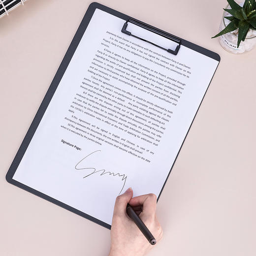 得力板夹64502（灰色） 商品图3