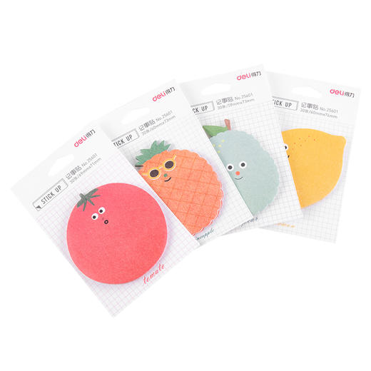 得力水果主题记事贴25601(混)-30页 商品图1