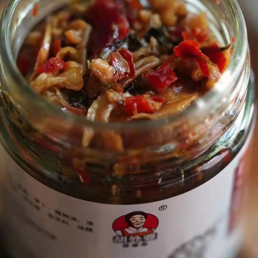 胡外婆|茶油外婆菜，百搭每餐都想吃，240克/瓶，发普通快递