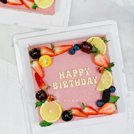 【威尼斯恋人】草莓慕斯生日蛋糕 商品图0