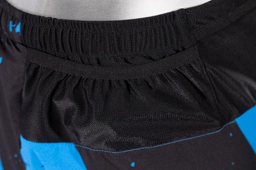 严素跑步运动短裤 蓝黑箭头 男女通用竞速款 三口袋 快干 轻量  严素态度 商品图4
