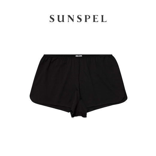 SUNSPEL女士春夏全棉休闲运动裤法式中腰短裤 商品图3