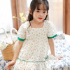 贝贝怡童装女童小清新短袖连衣裙夏季新款女孩纯棉碎花裙洋气裙子 商品缩略图3