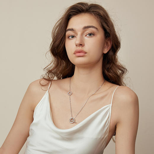 ARSIS 丨 流光系列 星陨星环项链 商品图5