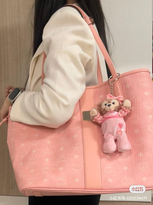 Mc首发最新中号购物袋
顶级原单 花瓣粉 商品图2