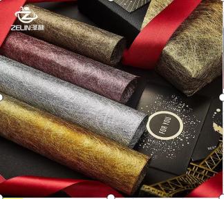 QT-包装纸 云丝纸 古铜色/银色(包装配件无售价） 商品图0