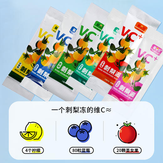翼果园vc刺梨派果汁型果冻250克 商品图1
