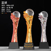 体育运动金属水晶奖杯定制员工团队学校学生友谊比赛篮球足球荣誉 商品缩略图5