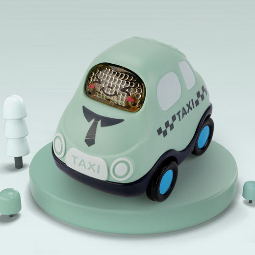 【Q萌卡通造型，惯性前进功能】多种款式一次满足，无需电池更环保，玩法简单轻松上手，儿童小汽车玩具套装，惯性飞机男孩宝宝小汽车模型耐摔礼物 商品图10