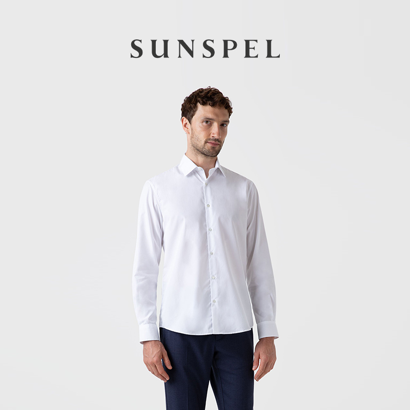 【海岛棉系列】SUNSPEL男士经典款Sea Island棉长袖衬衫秋冬休闲