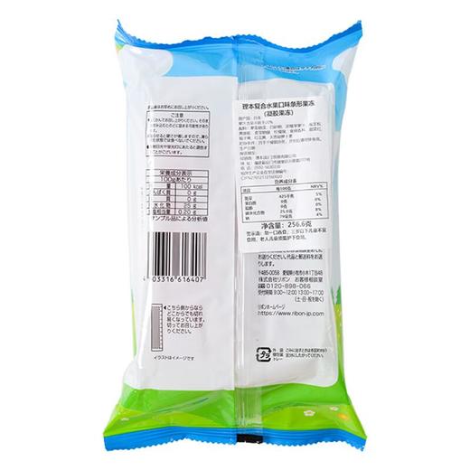 理本复合水果味条形果冻256g 商品图1