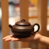【茶香器韵】双线锤纹 紫砂壶 黑星砂 200ml/把 商品缩略图1