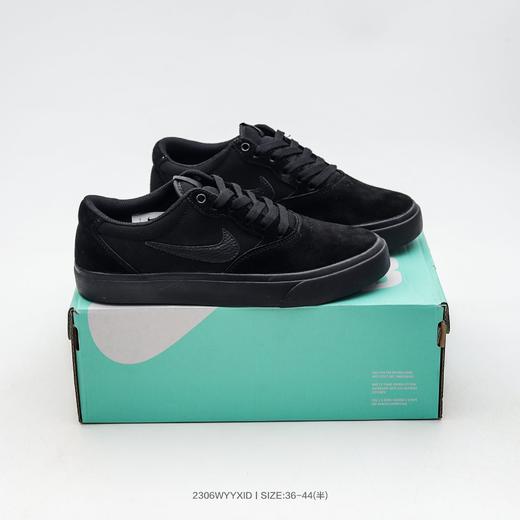 耐克 Nike SB Chron SLR 低帮帆布拼接翻毛皮休闲男女滑板鞋 商品图1