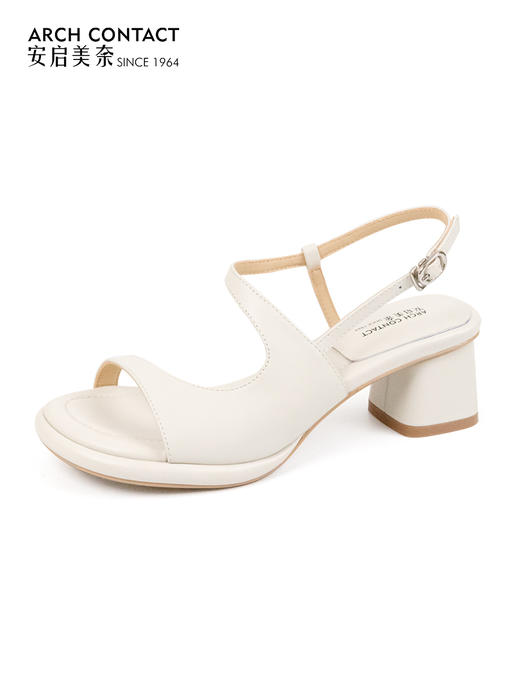 ARCHCONTACT安启美奈时尚粗跟绑带凉鞋52830 商品图3