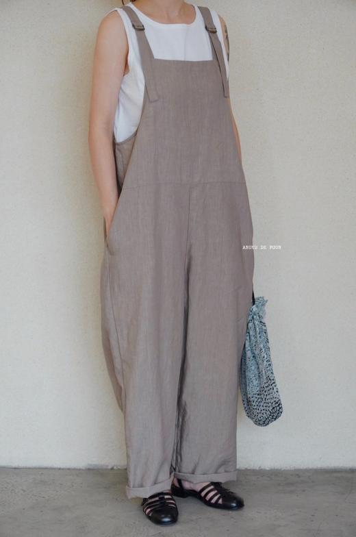 Gauze2色背带裤 商品图0