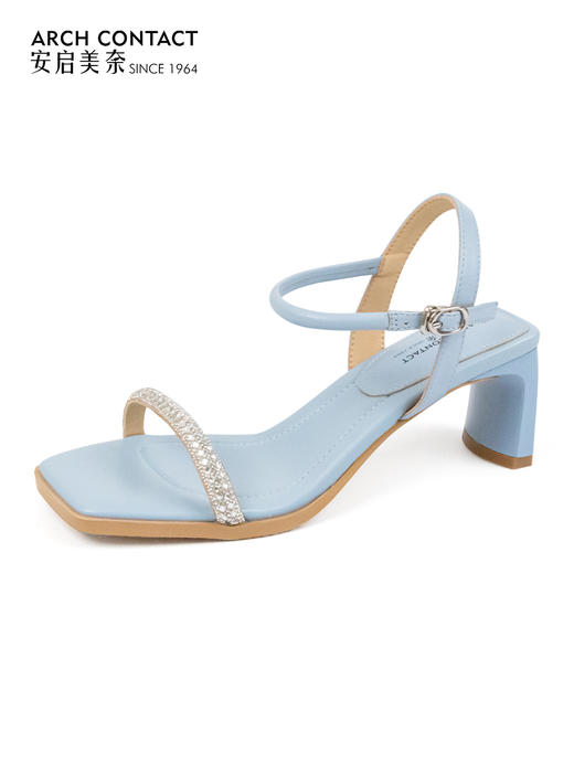 ARCHCONTACT安启美奈夏款一字带钻扣凉鞋52829 商品图4