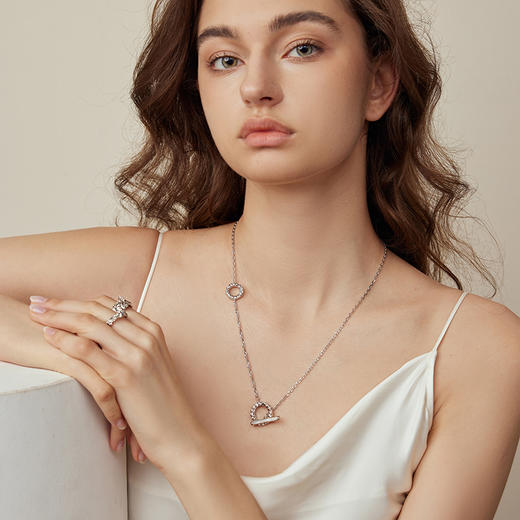 ARSIS 丨 流光系列 星陨星环项链 商品图2