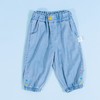 贝贝怡女童柔软轻薄莱赛尔牛仔裤宝宝夏季新款束脚裤洋气宽松长裤 商品缩略图7