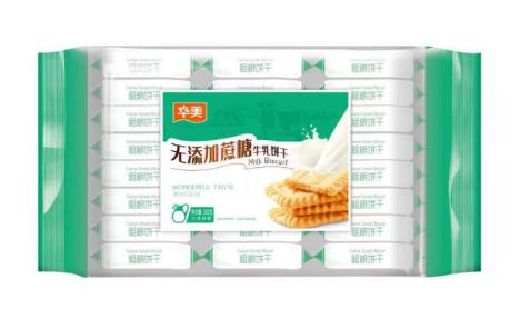华美牛乳无添糖饼干308g 商品图0