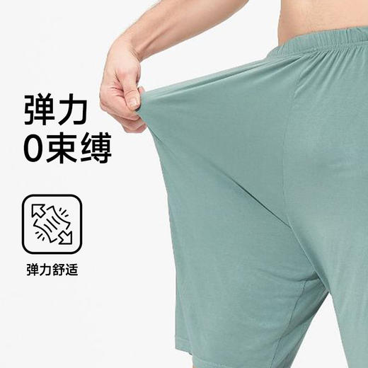 【新款DF】大依优型大码男装夏季兰精莫代尔家居短裤加肥加大裤衩大号短裤 商品图4