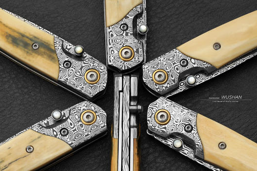 三希堂  现代刀系列  猛犸小折  未开刃 商品图6