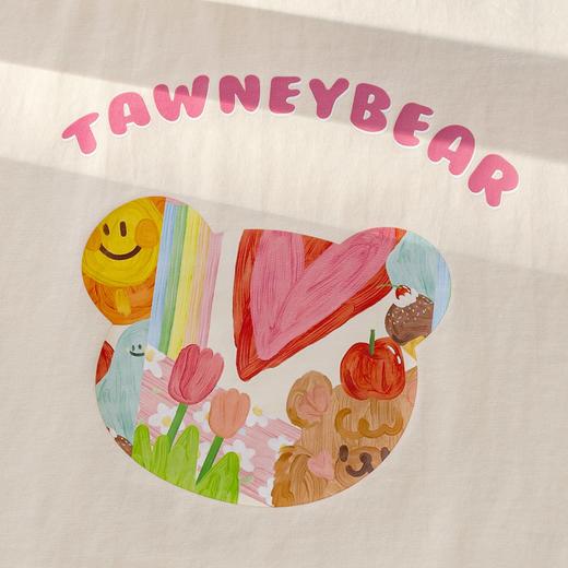 【儿童夏季短袖T恤2023新款夏装圆领上衣】女宝宝薄款半袖百搭外穿t恤，耐磨耐穿不易变形 商品图3