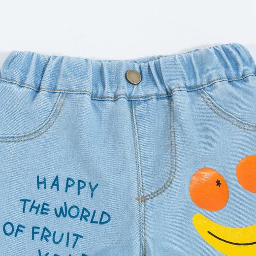 贝贝怡童装女童轻薄软牛仔短裤夏季女孩高腰裤子女宝宝宽松裤洋气 商品图6