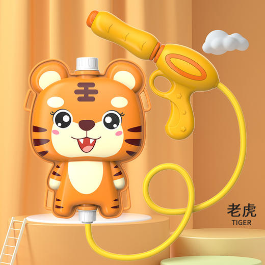 新款儿童抽拉式背包水枪，卡通造型，适合幼儿园礼物和夏天沙滩戏水玩具。结合水枪和其他产品特点，轻松享受水上乐趣！ 商品图3