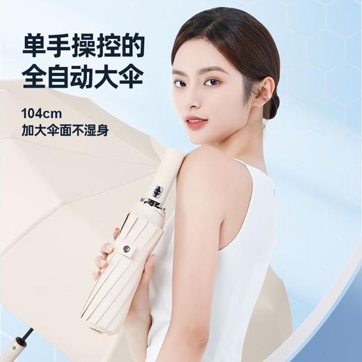 [钻爸专享]晴雨两用全自动十二骨加固大号24骨伞双人折叠遮阳伞-M仓 商品图0