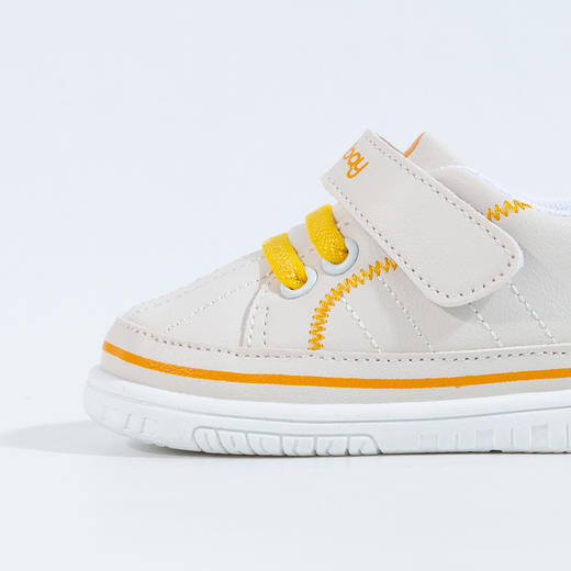 贝贝怡男女童时尚学步鞋板鞋春秋新款软底耐磨宝宝鞋简约休闲鞋 商品图8