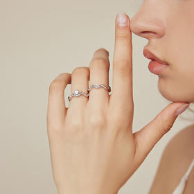 ARSIS 丨 流光系列 粼境波光套戒戒指