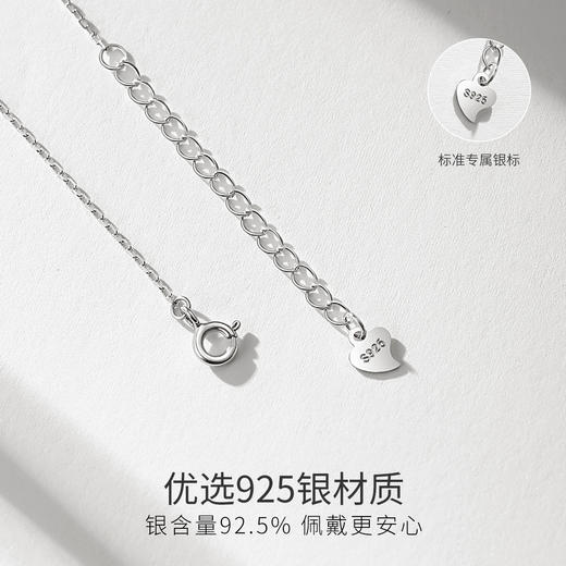 Winy925纯银闪迷项链送女友闺蜜节日生日礼物 商品图3