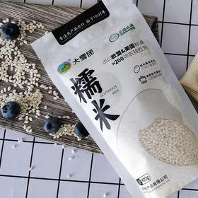 大雪团糯米——【出口欧盟&美国标准】拉丝粘稠，味道醇香，口感绵密，包【白米】粽子的不二之选