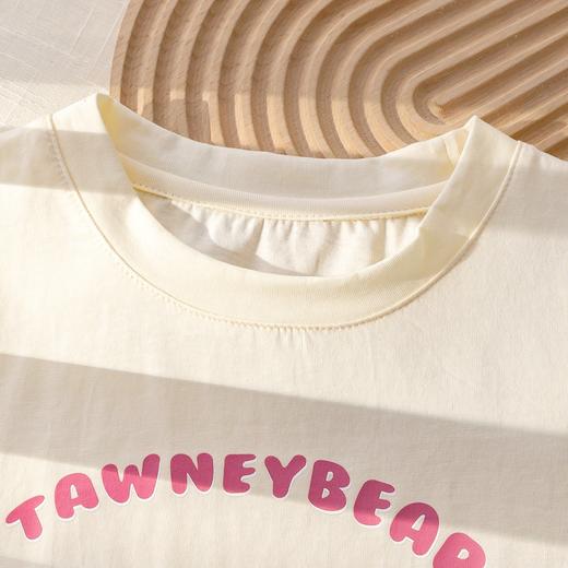 【儿童夏季短袖T恤2023新款夏装圆领上衣】女宝宝薄款半袖百搭外穿t恤，耐磨耐穿不易变形 商品图2