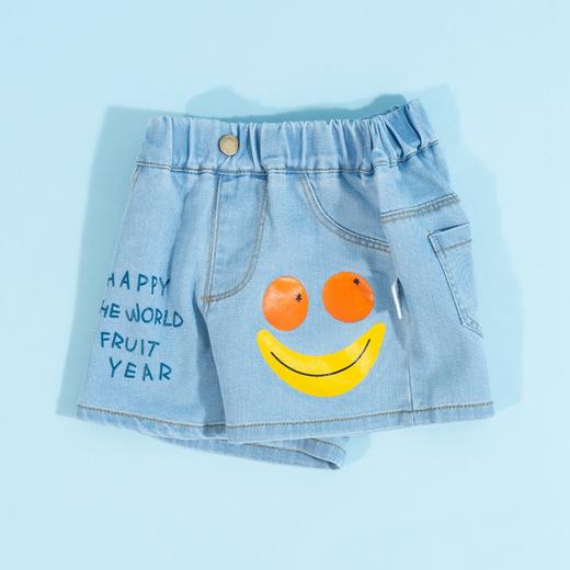 贝贝怡童装女童轻薄软牛仔短裤夏季女孩高腰裤子女宝宝宽松裤洋气 商品图11