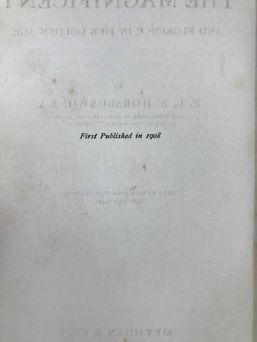1908年 洛伦佐与佛罗伦萨的黄金时代 24幅插图 漆布精装大32开 商品图4