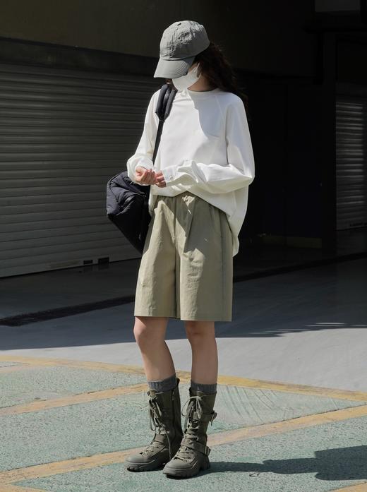 【基础款】大开口-长款 超级显瘦 高腰阔腿宽松休闲裤 商品图3