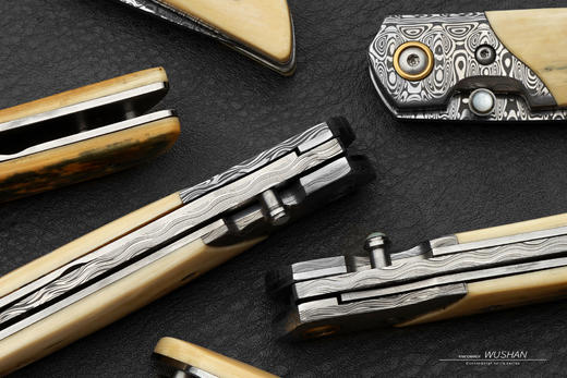 三希堂  现代刀系列  猛犸小折  未开刃 商品图4