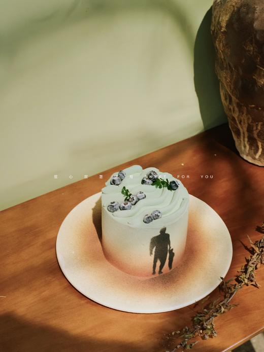 父爱如山（巧克力喷霜奶油蛋糕，常温后会有裂纹）） 商品图3