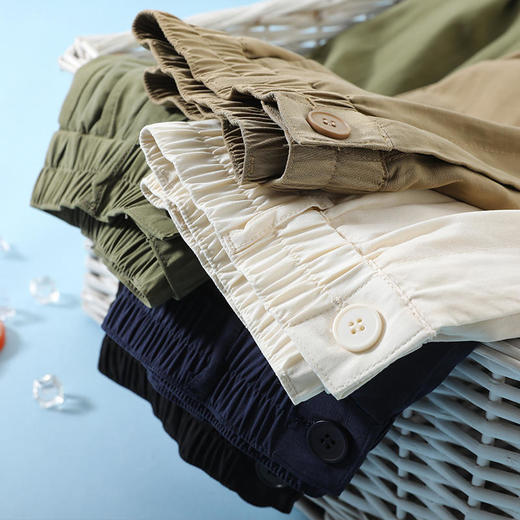 夏季薄款哈伦裤，宽松女裤棉麻九分裤高腰亚麻休闲裤小个子裤子KQL-322H8953 商品图3