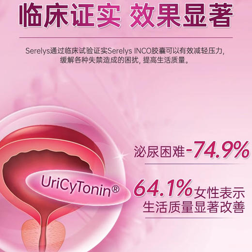 【1盒/3盒可选】Serelys INCO凯格尔盆底肌胶囊❗️漏尿救星❗️ 0激SU 经期可用 商品图3