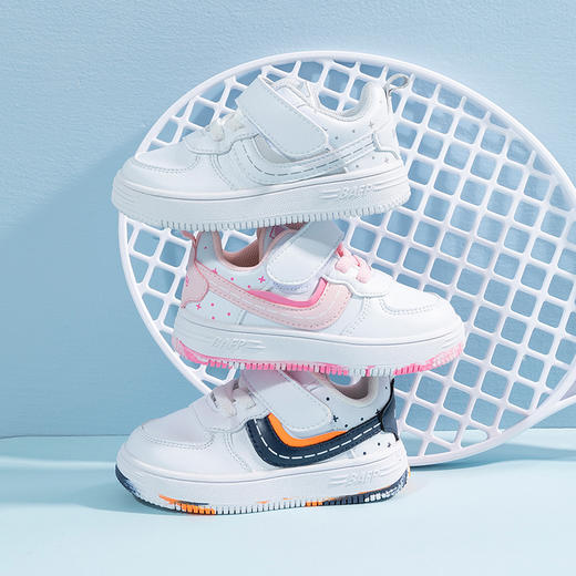 贝贝怡男女童时尚休闲板鞋宝宝鞋春秋简约学步鞋防撞防滑包头童鞋 商品图1