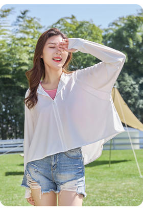 【品牌授权】普愫佳儿PUSUJIAER 黑胶斗篷款防晒衣 凉感 透气不闷热 阻隔紫外线