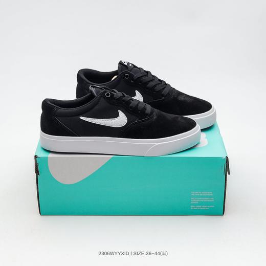 耐克 Nike SB Chron SLR 低帮帆布拼接翻毛皮休闲男女滑板鞋 商品图0